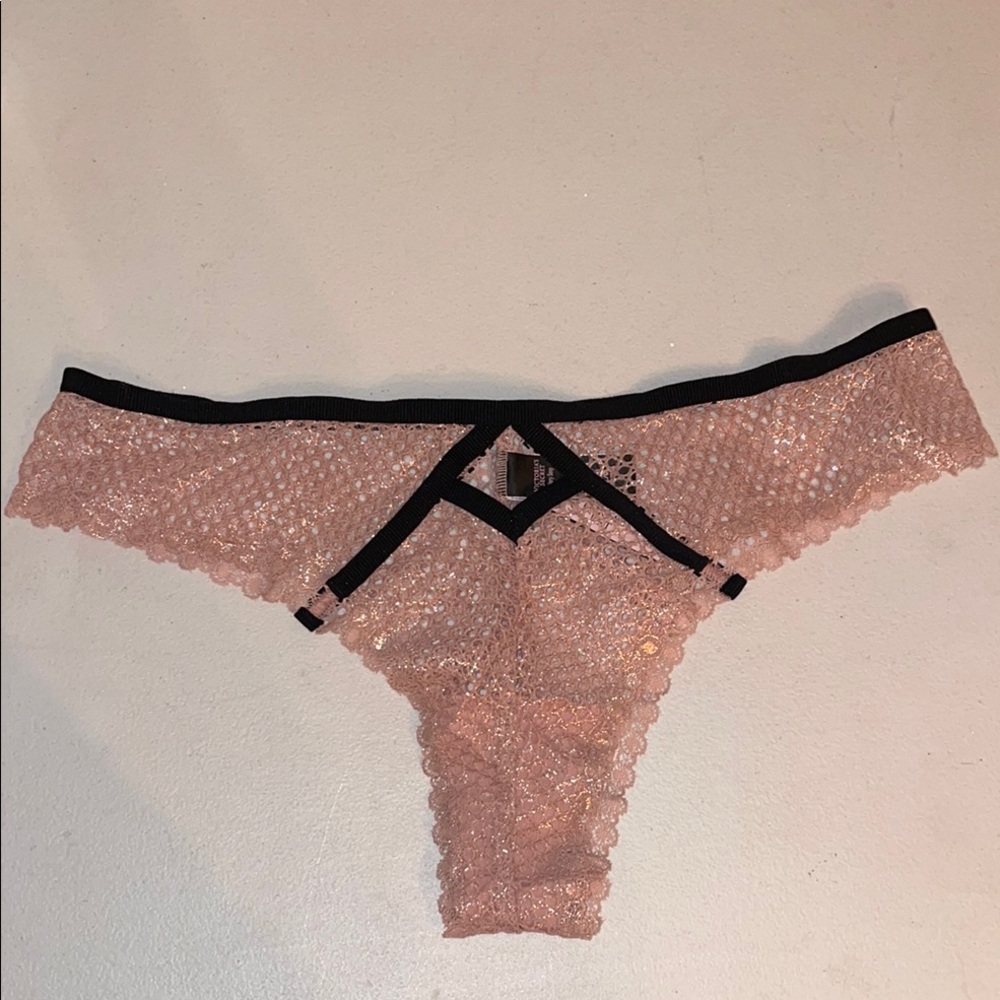 Victoria's Secret Thong VS Dusty Rose Shimmer Thong VS VERY SEXY Fishnet Panty 🆕 - Picture 6 of 17